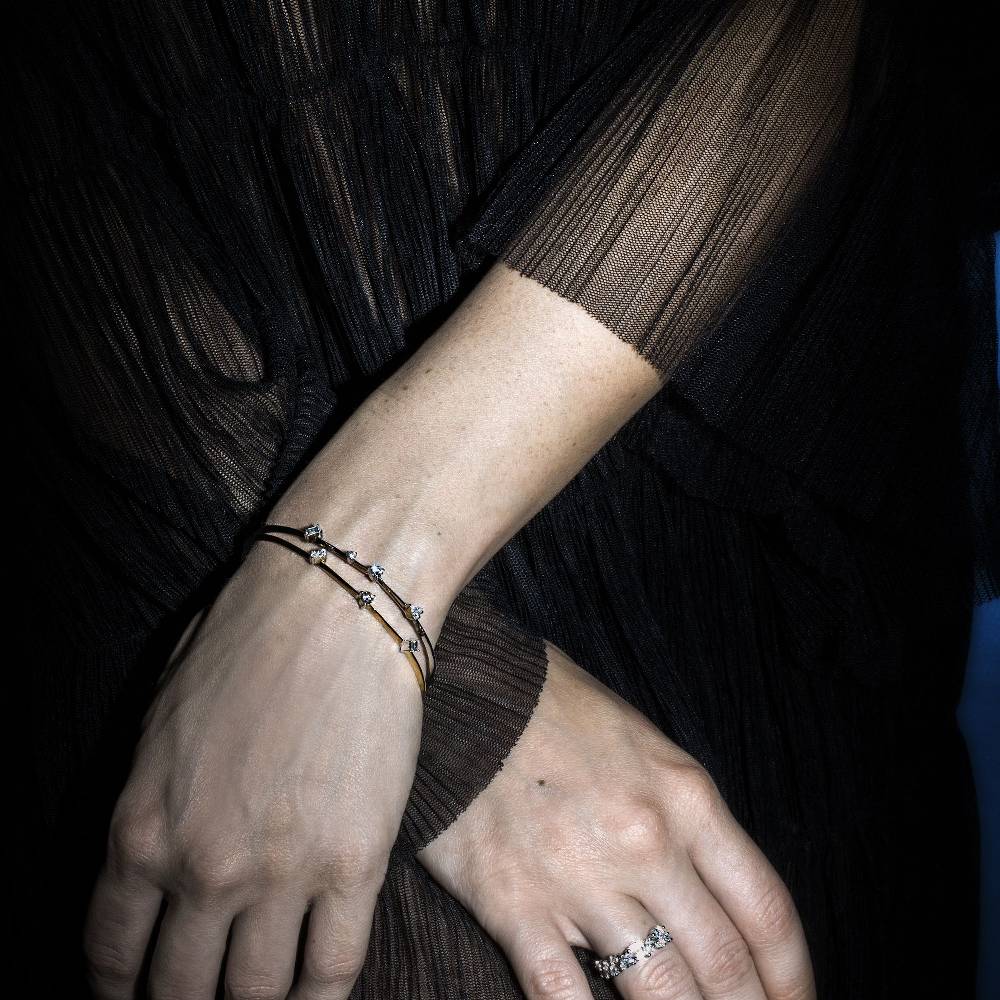 Paola Grande Gioielli BALANCE Bracciale 'Balance' oro bianco Moda