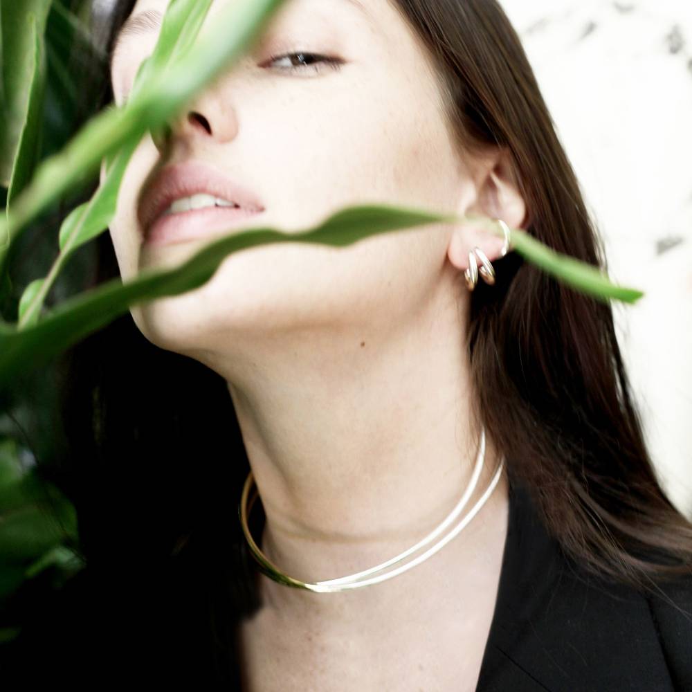 Paola Grande Gioielli NEON Collana choker multifilo 2 elementi 'Neon' Affare Del Giorno