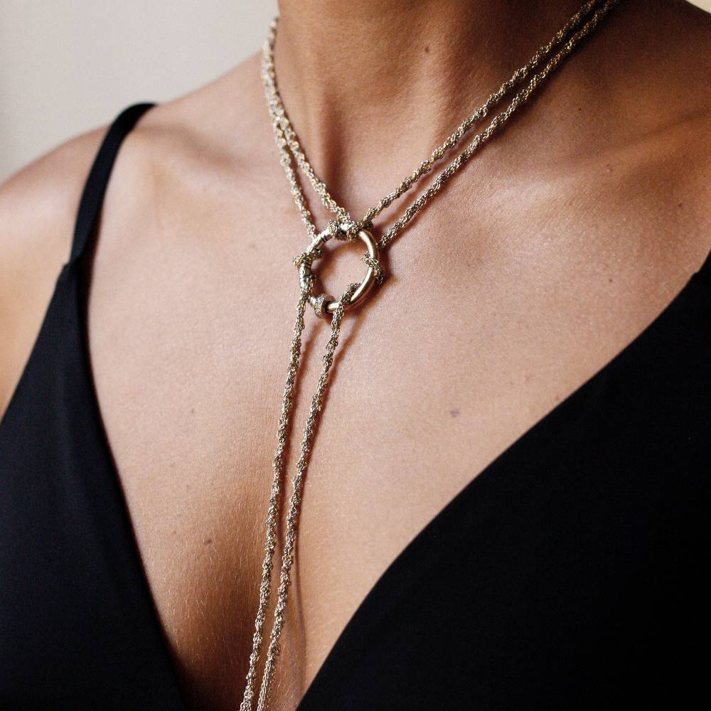 Paola Grande Gioielli NEON Collana|Choker 'Neon' bicolore Sconto