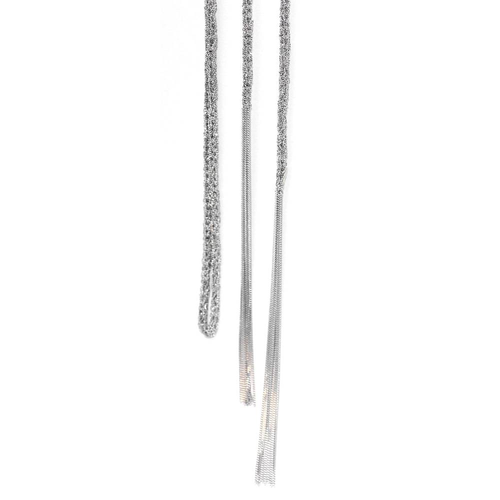 Paola Grande Gioielli SCIARPE Cordino/choker in argento Nuovo