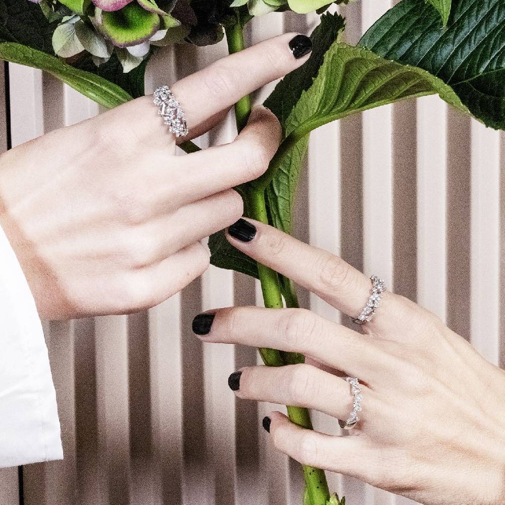 Paola Grande Gioielli BALANCE Fedina di diamanti multi-fantasia Fino Al -60%