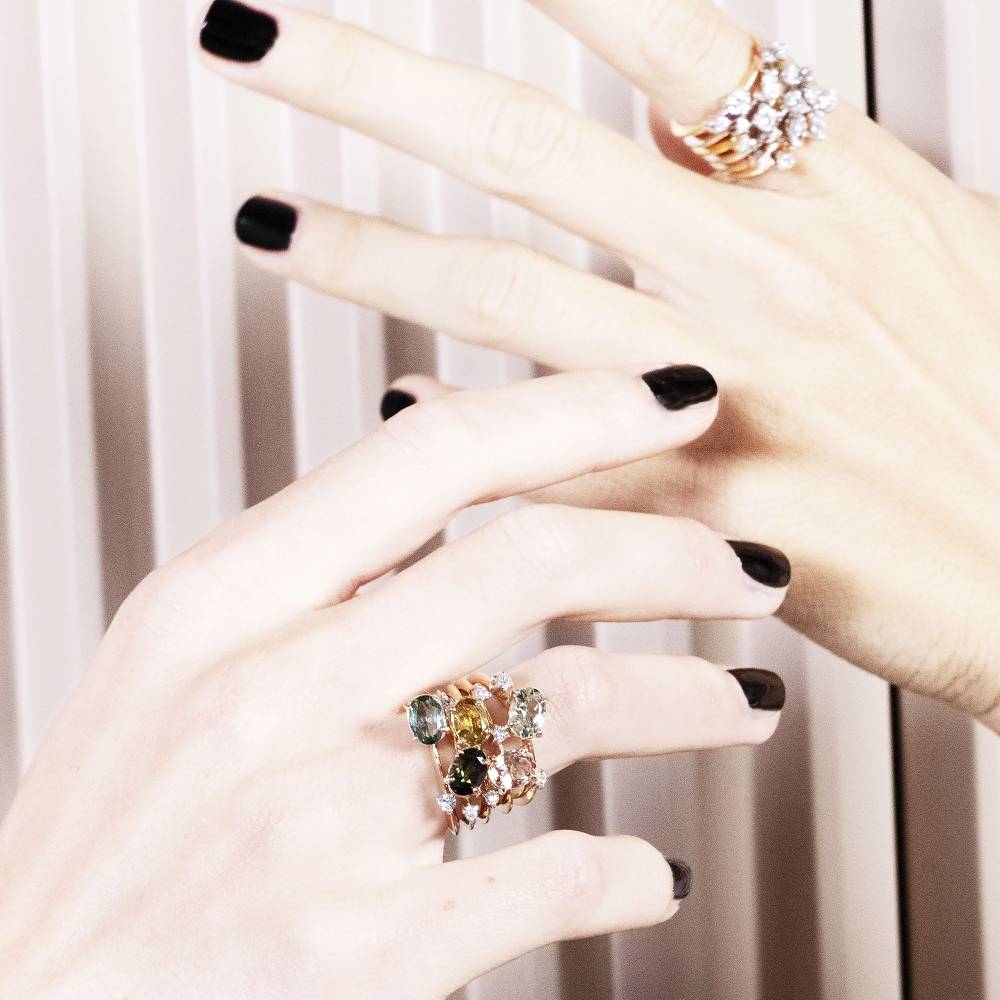 Paola Grande Gioielli BALANCE Anello 'Balance' con tormalina Shopping Online