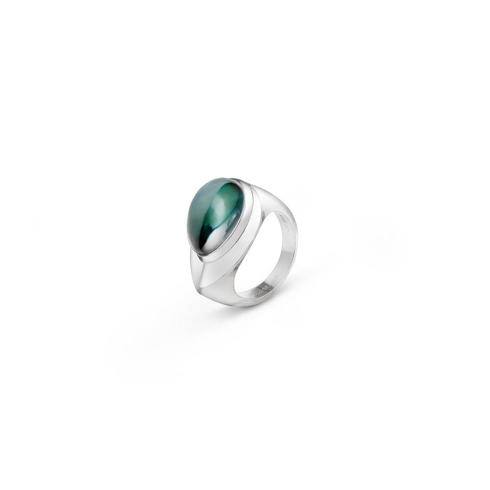 Paola Grande Gioielli AURUM Chevalier cabochon verde Promozione