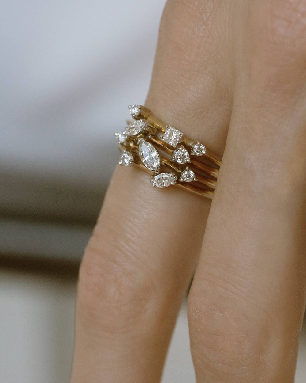 Paola Grande Gioielli BALANCE Anello 'Balance' oro rosa con marquise Qualità