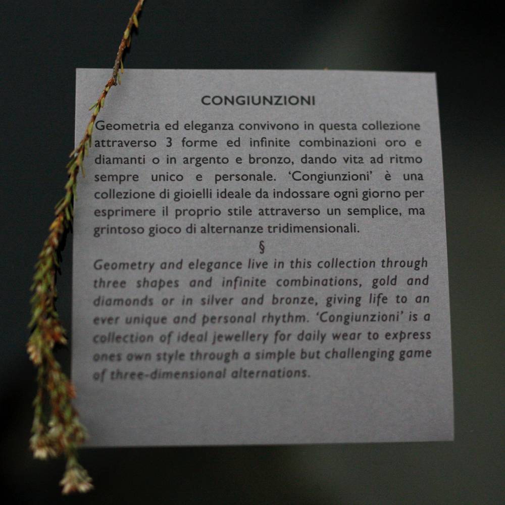Paola Grande Gioielli CONGIUNZIONI Orecchini 'Congiunzioni' 5 elementi Saldi