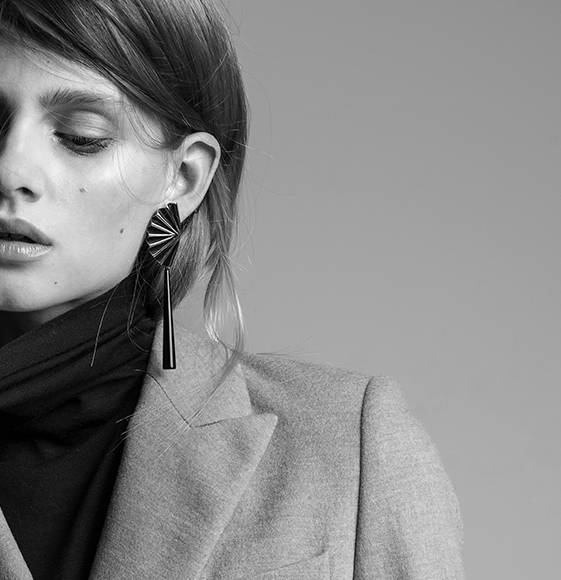 Paola Grande Gioielli ACCESSORI Gocce in onice nero Saldi