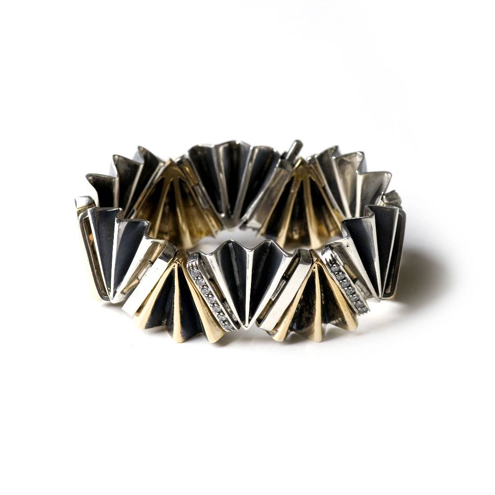 Paola Grande Gioielli VENTAGLI Bracciale Ventagli bicolor