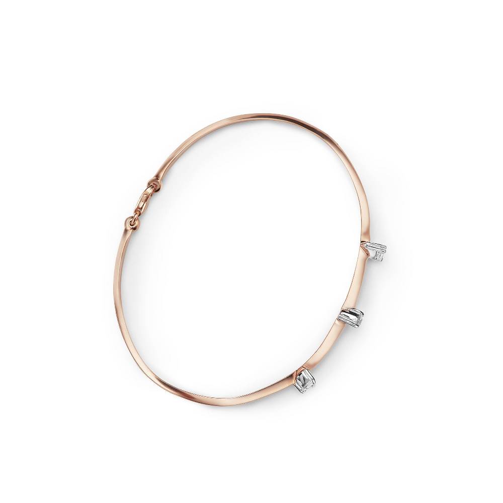 Paola Grande Gioielli BALANCE Bracciale 'Balance' oro rosa con goccia Fino Al -60%