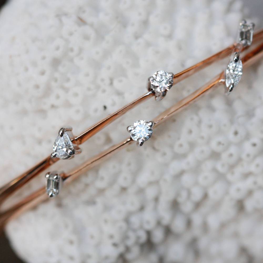 Paola Grande Gioielli BALANCE Bracciale 'Balance' oro rosa con goccia Fino Al -60%