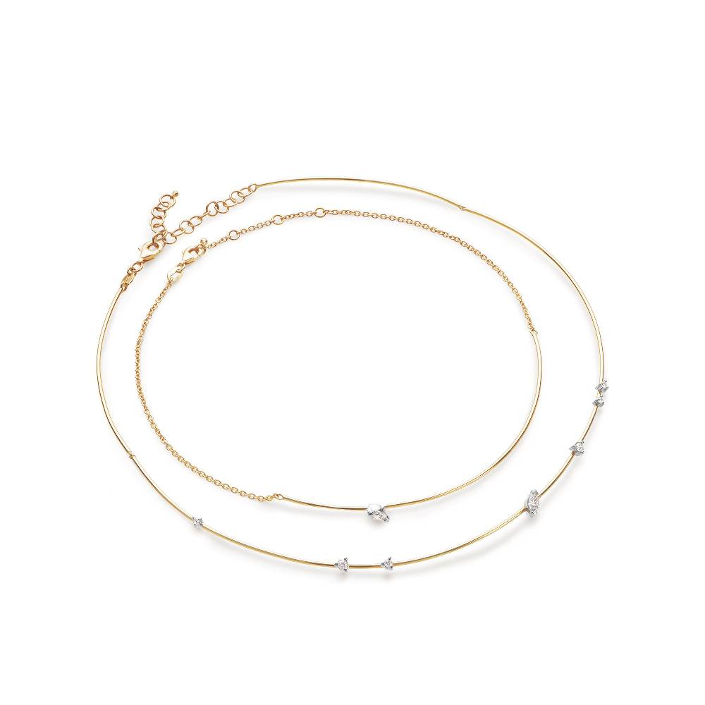 Paola Grande Gioielli BALANCE Choker 'Balance' in oro giallo Presa