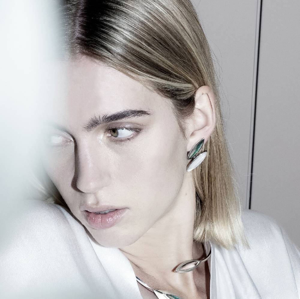 Paola Grande Gioielli AURUM Orecchini piercing 2 navette Offerta San Valentino