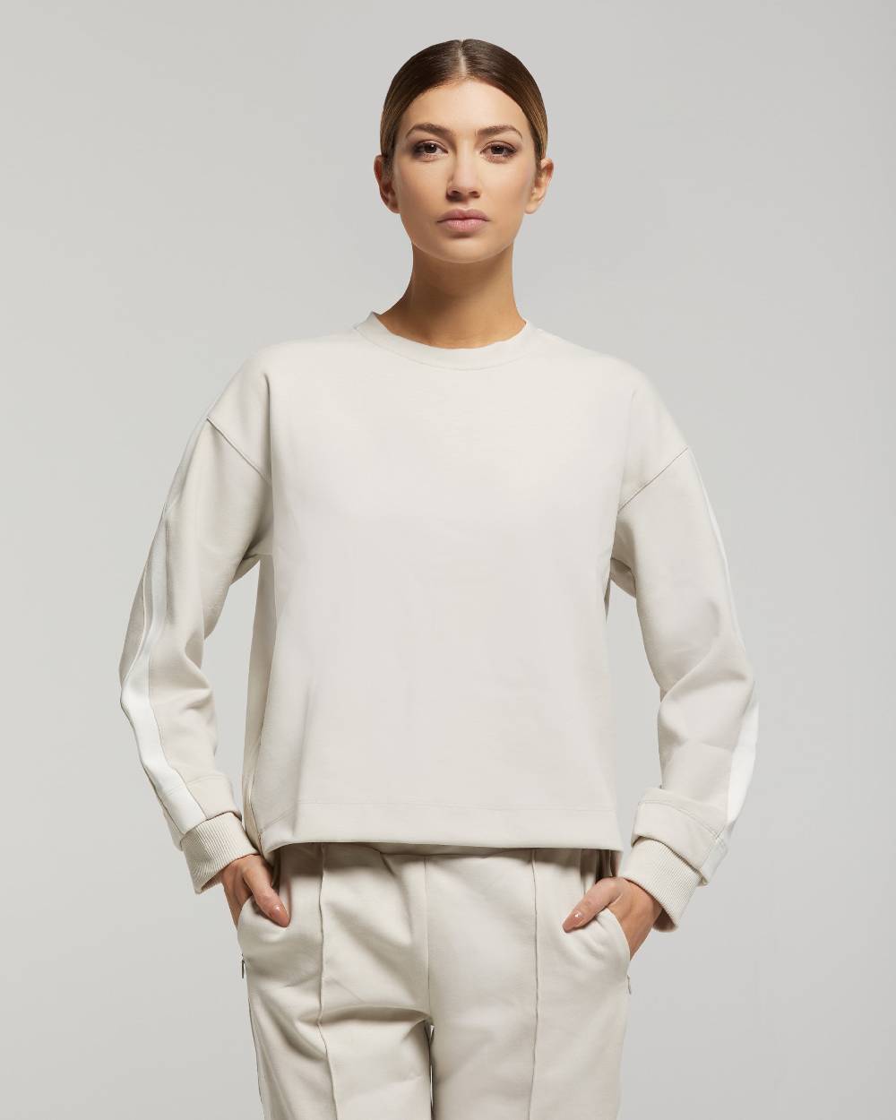 ﻿Pompea Set Completo Tuta donna Freetime (Beige) Promozione
