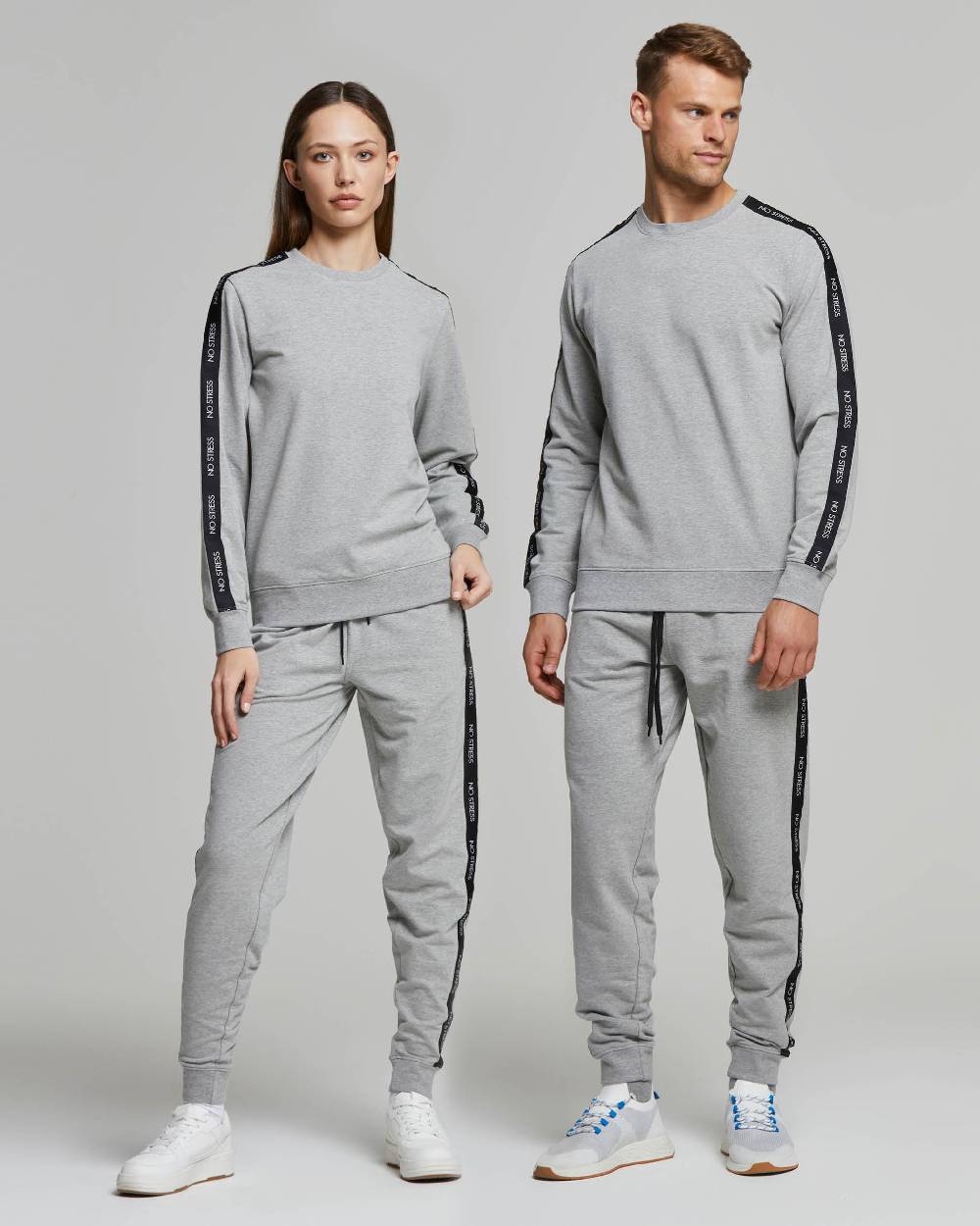 Pompea Set Completo Tuta NO STRESS (Grigio Melange) Spedizione Gratuita