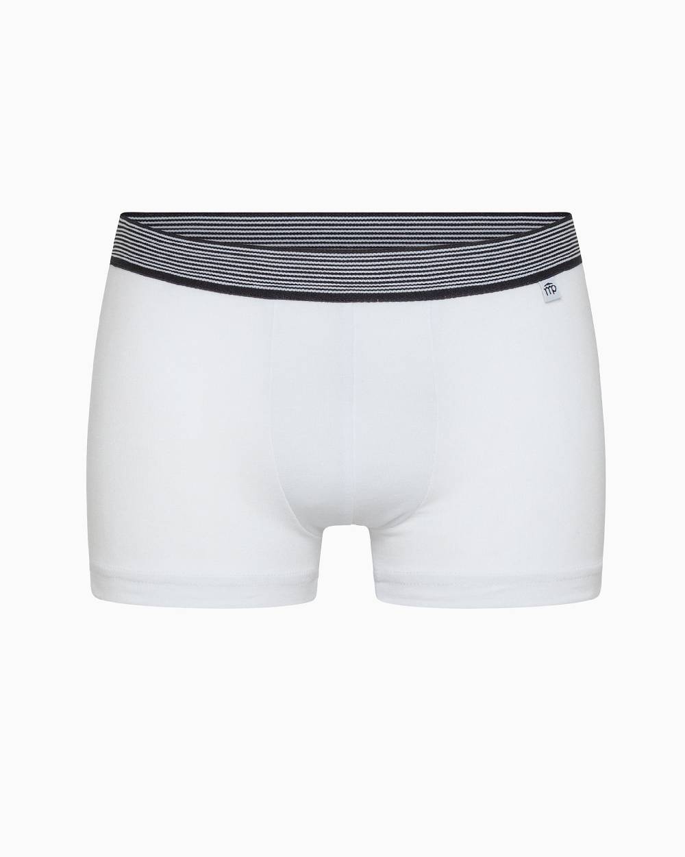 Pompea Boxer bimbo in cotone organico con elastico a righe Shopping Online
