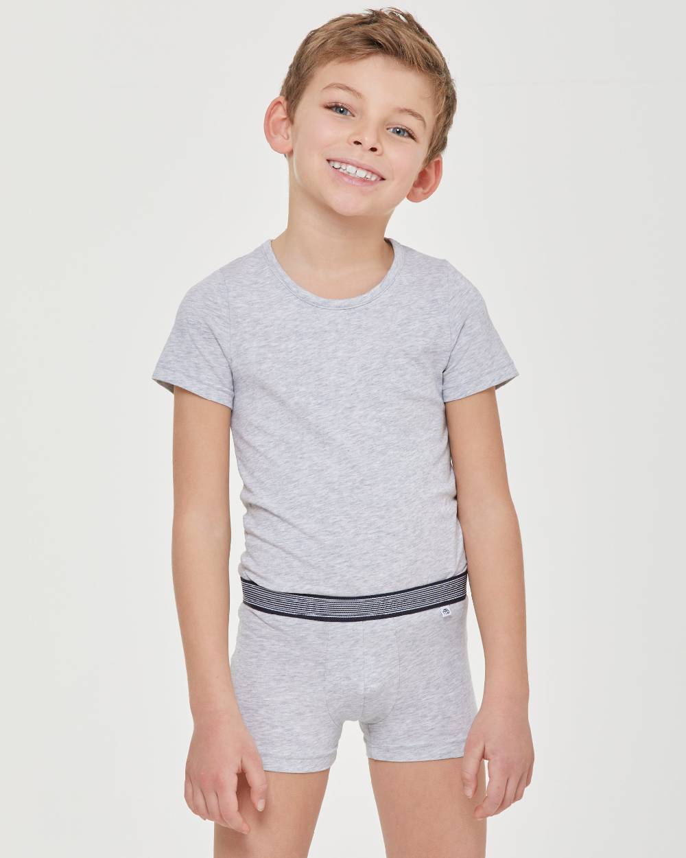 Pompea Boxer bimbo in cotone organico con elastico a righe Affare Del Giorno