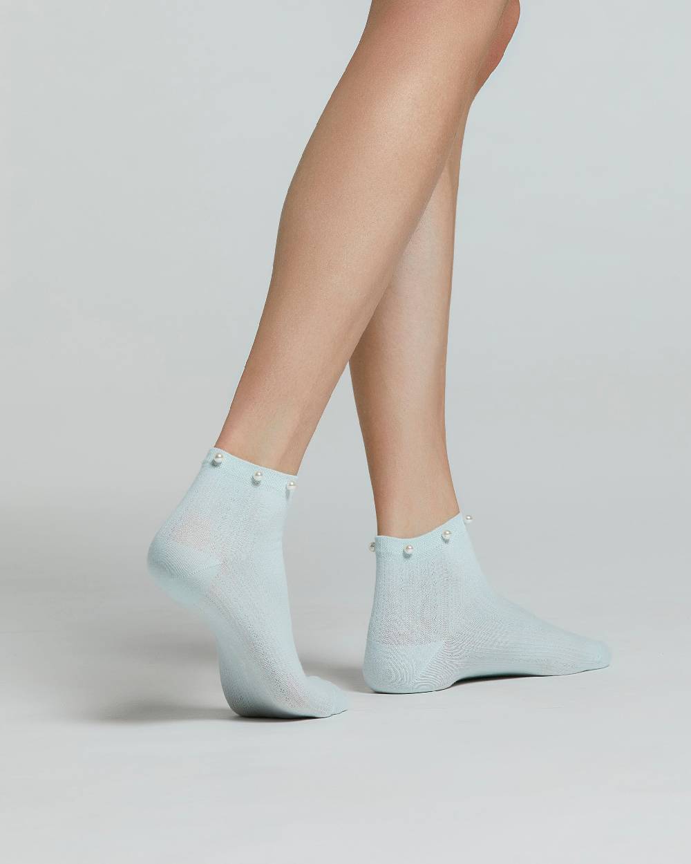 Pompea CALZA COTONE MORGANA CON PERLE Moda