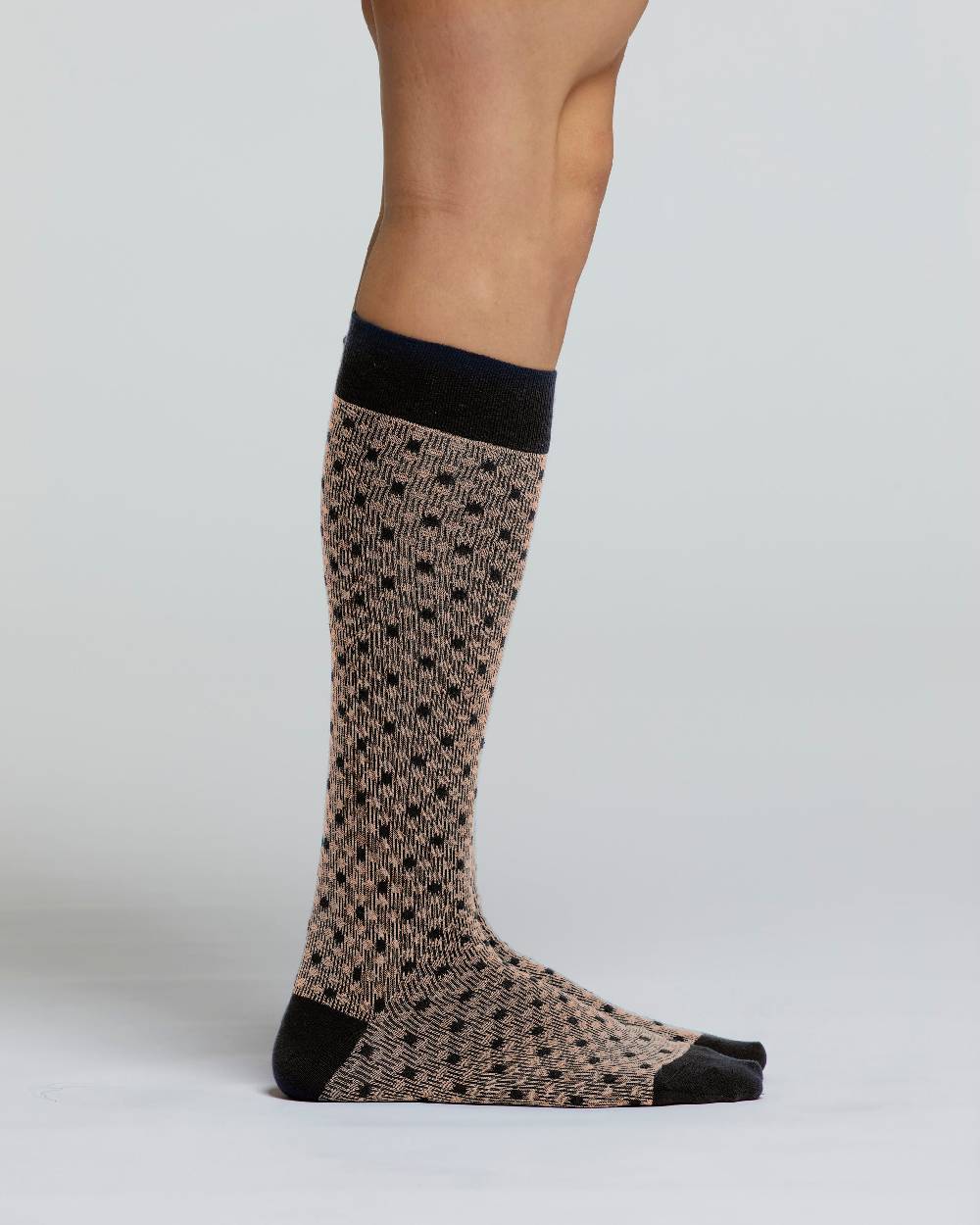 Pompea CALZA LUNGA COTONE COTOGNO MOTIVO CRAVATTERIA Online
