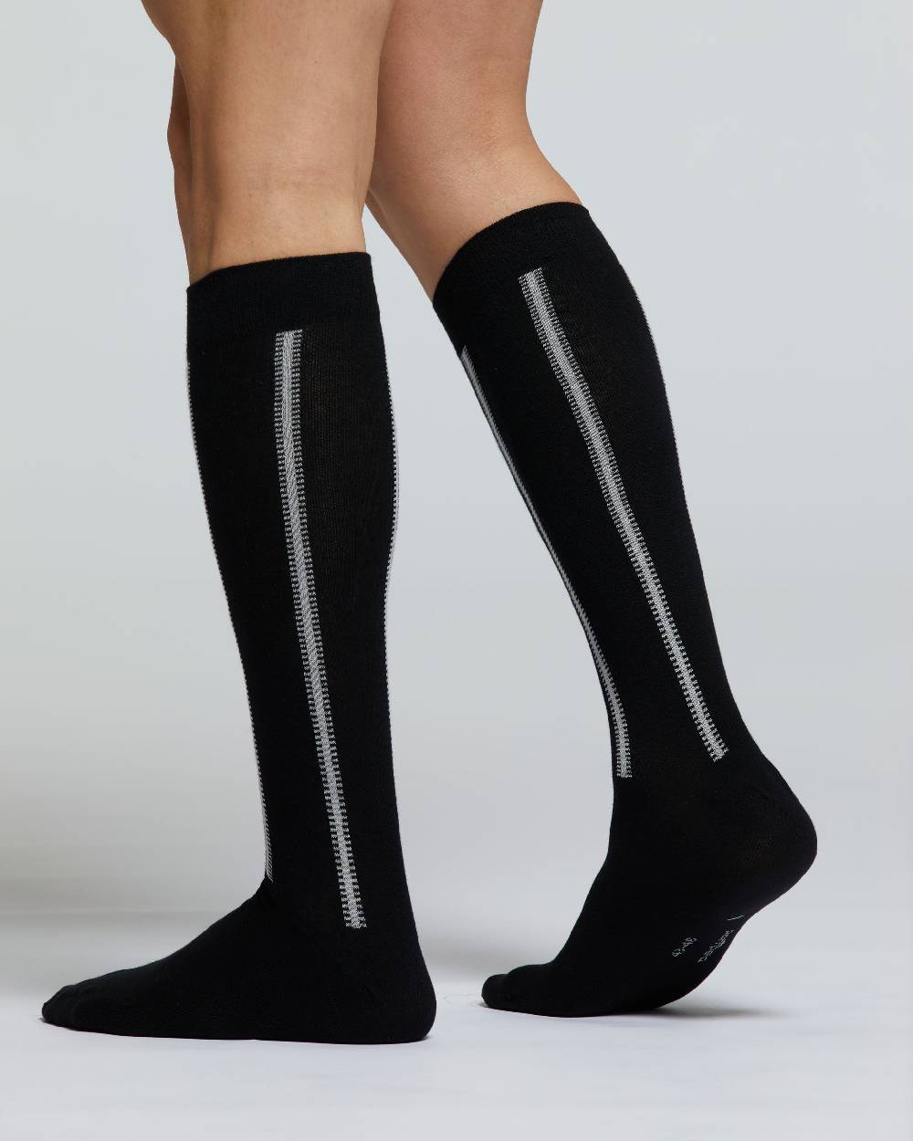 Pompea CALZA LUNGA COTONE OLMO MOTIVO RIGHE VERTICALI Outlet