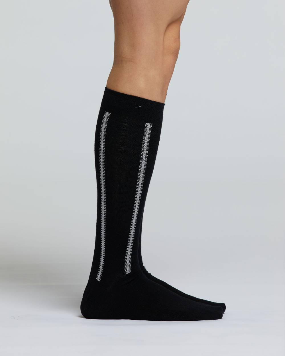 Pompea CALZA LUNGA COTONE OLMO MOTIVO RIGHE VERTICALI Outlet