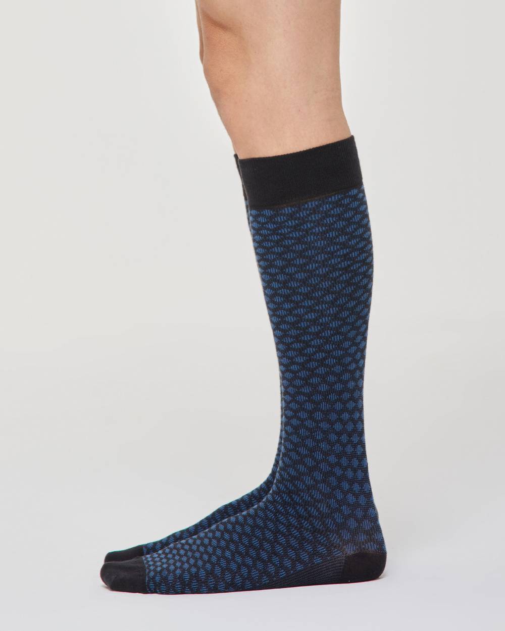Pompea Calza lunga Duccio cotone motivo cravatteria Moda