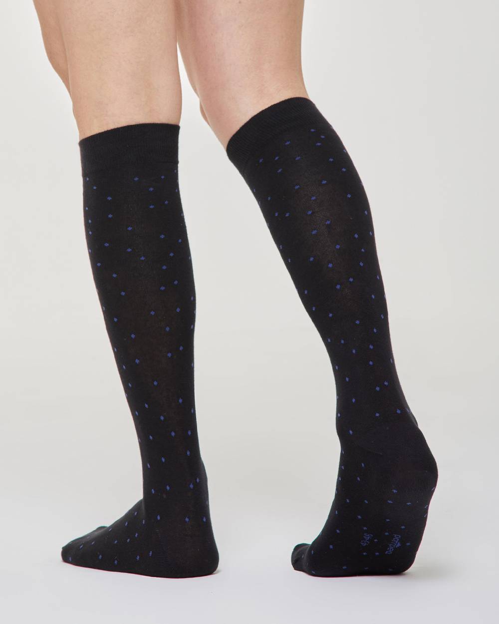 Pompea Calza lunga Ermanno cotone micro pois Flash Sale