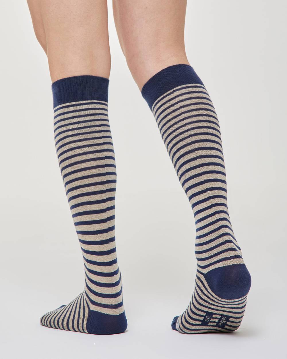 Pompea Calza lunga Ferdinando cotone a righe Black Friday