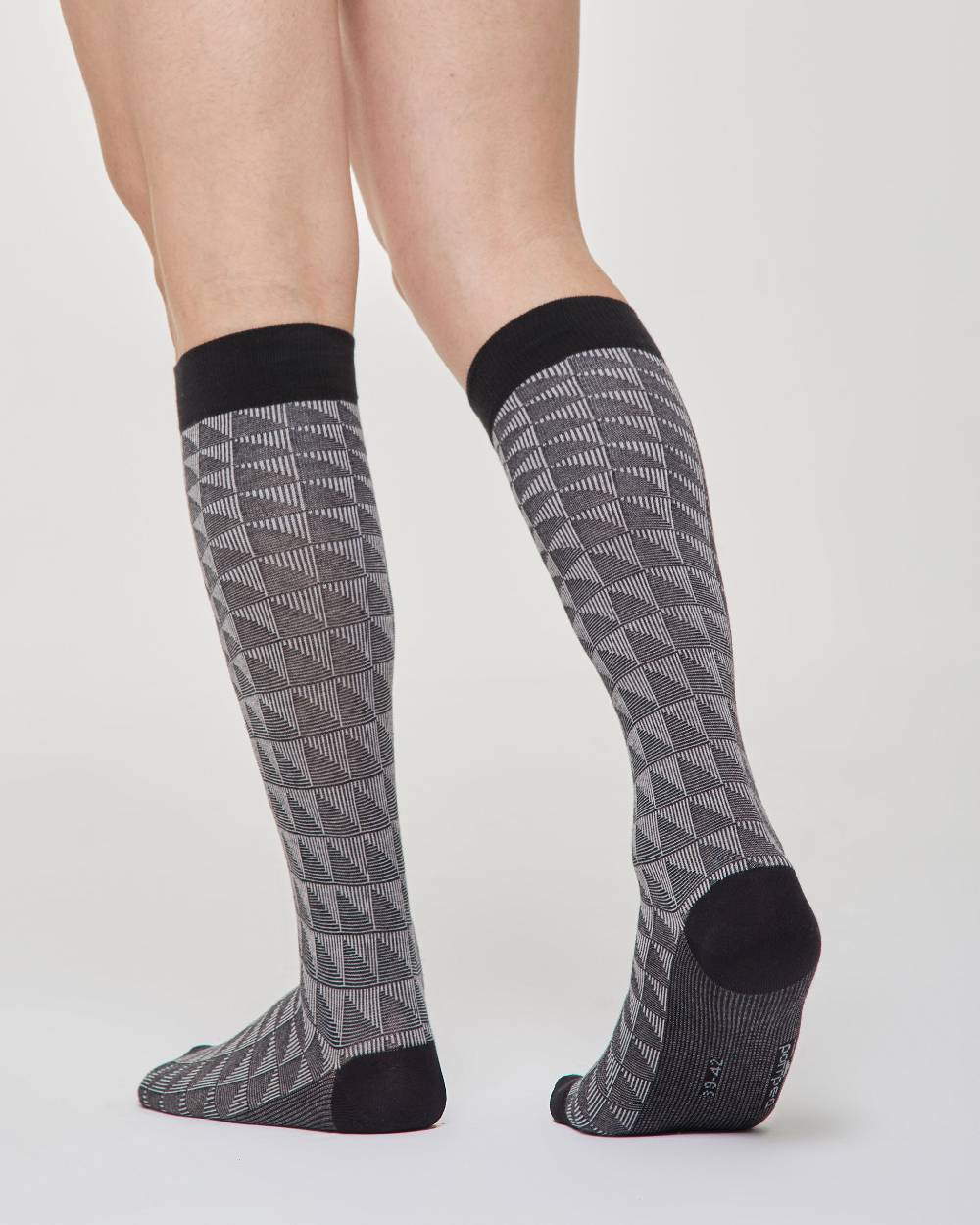 Pompea Calza lunga Furio cotone motivo geometrico Offerta San Valentino