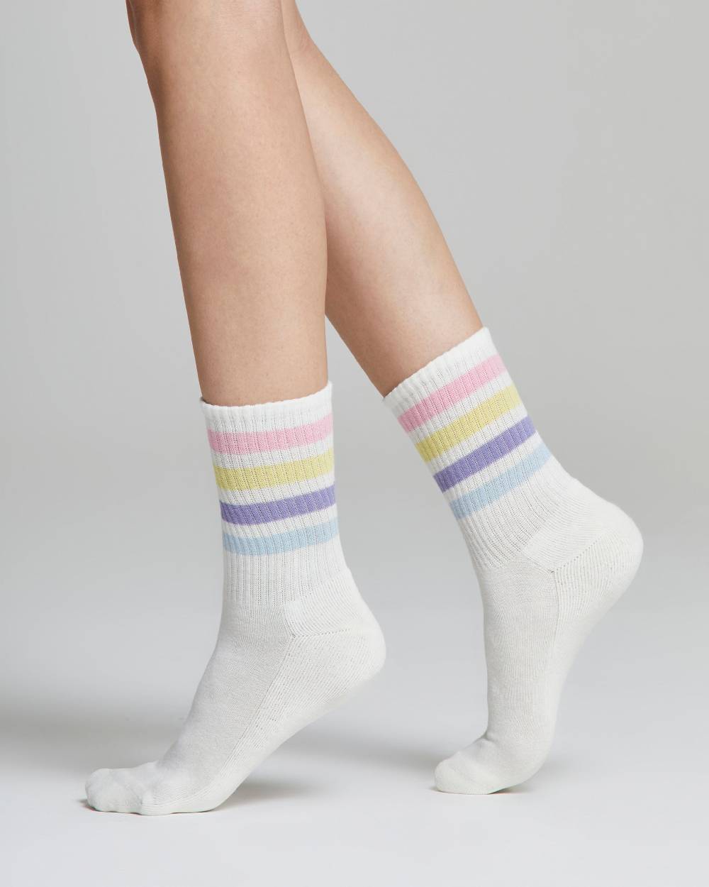Pompea Calza tennis Chiara con righe multi-color Enormi risparmi