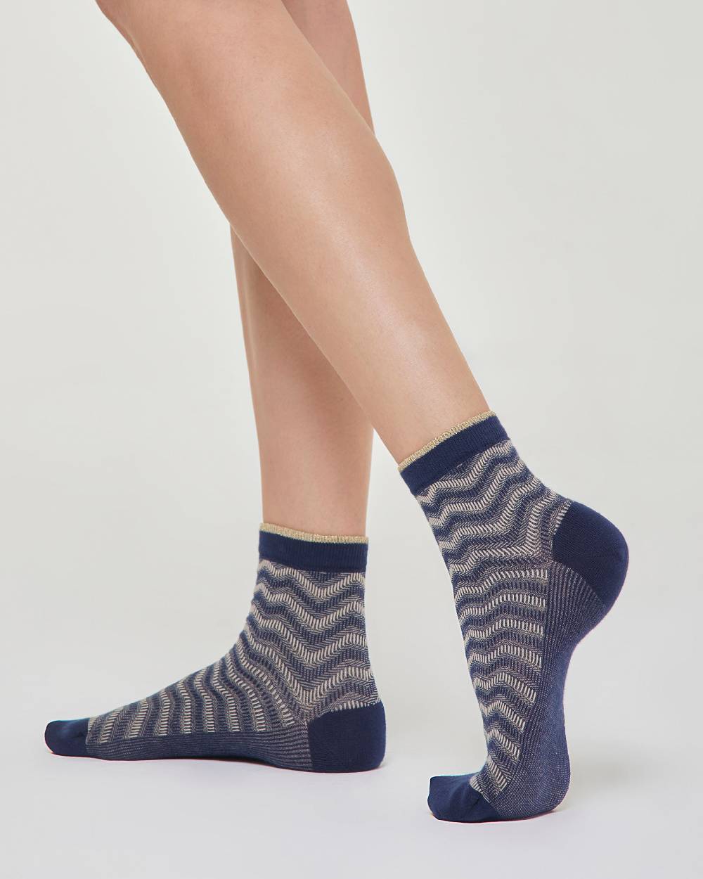 Pompea Calzino Brigitta con motivo geometrico Black Friday