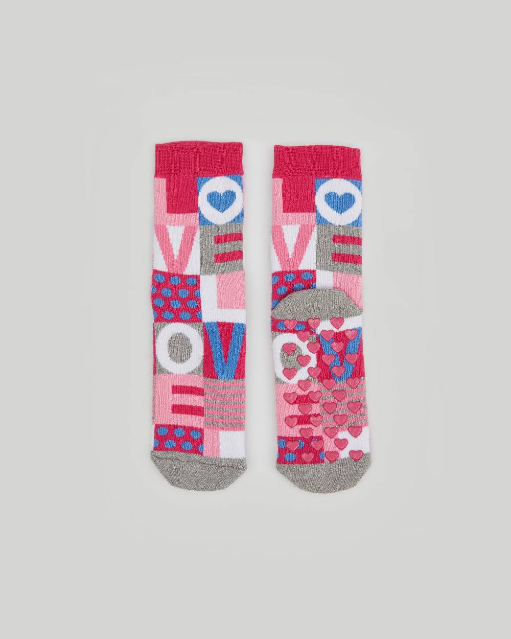 Pompea Calzino corto antiscivolo bimba Love Sconti VIP