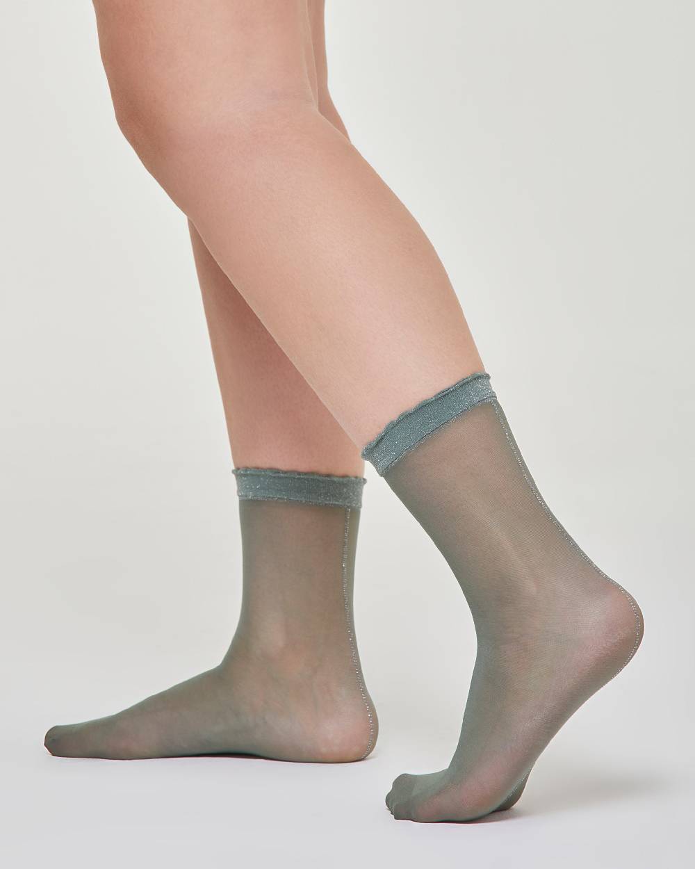 Pompea Calzino velato Alina con bordo a cappettine Lightning offer