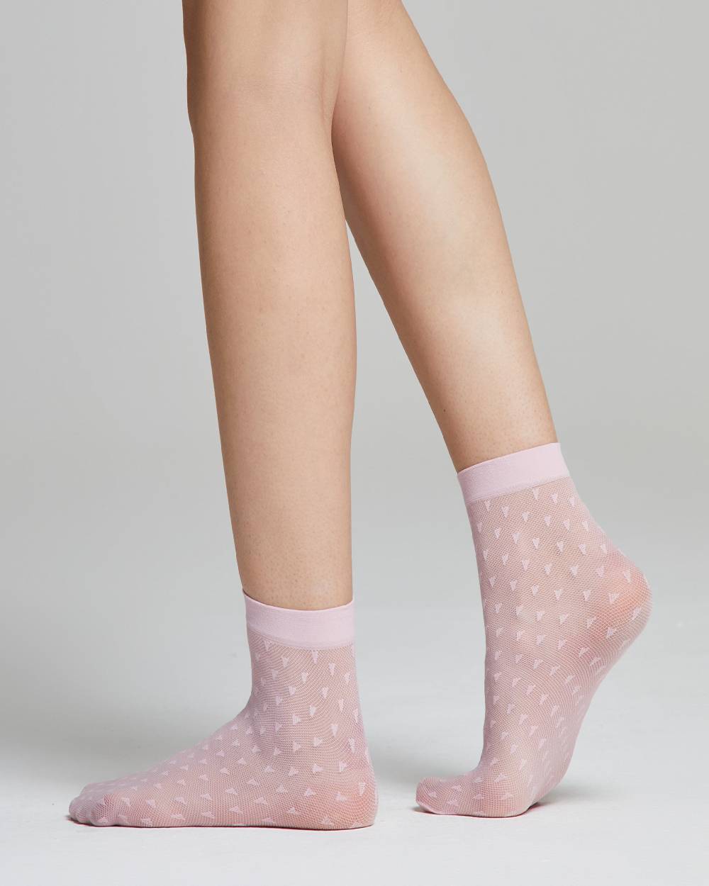 Pompea Calzino velato Fiordaliso con effetto micro tulle Enormi risparmi