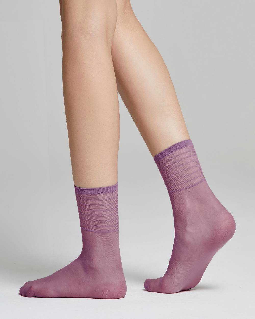 Pompea Calzino velato Iris con righe in trasparenza Ultimi tre giorni