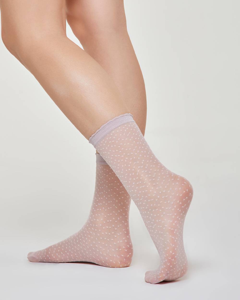Pompea Calzino velato Martina micro pois Fino al 65% di sconto
