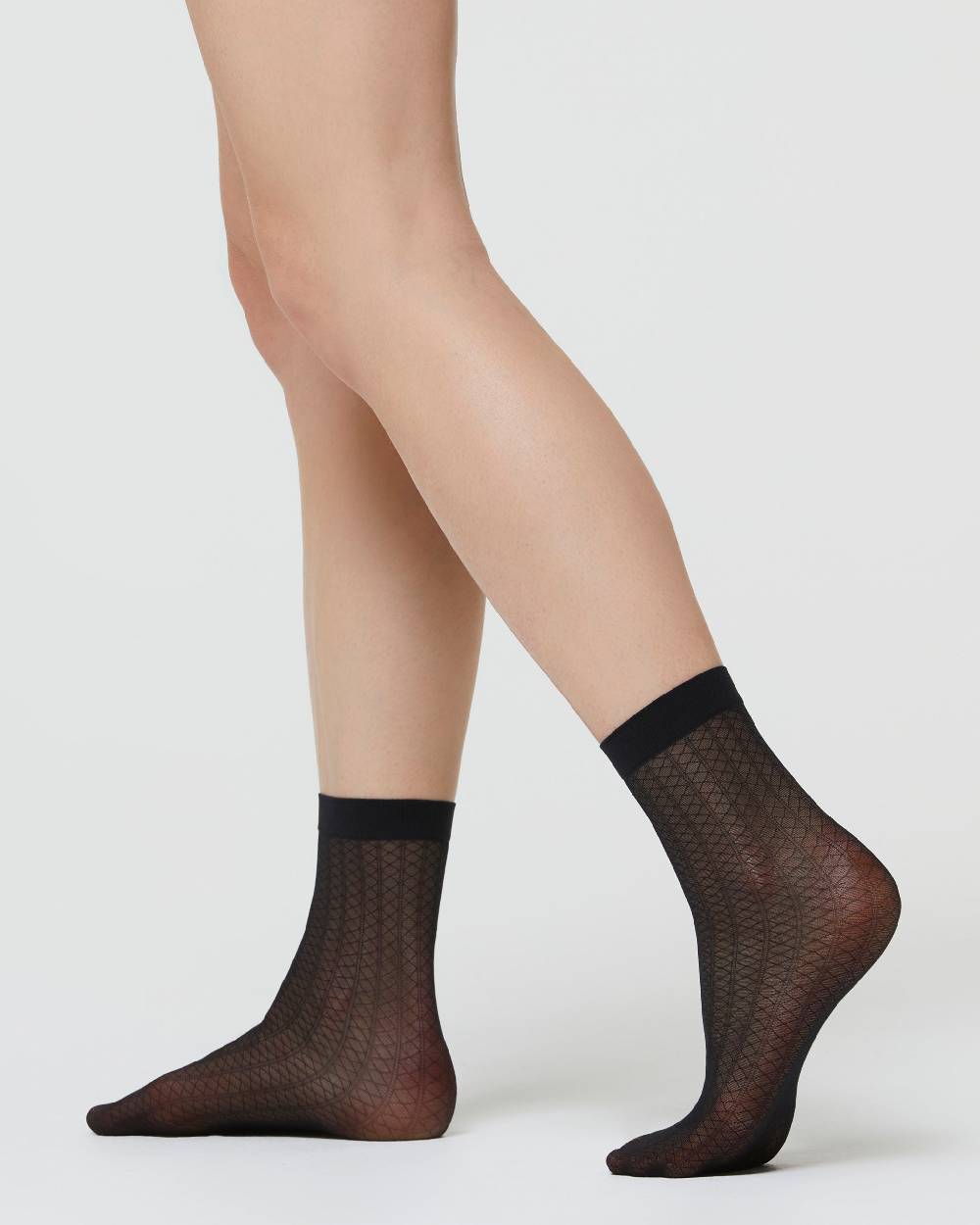 Pompea CALZINO VELATO NATALIE CON MICRO MOTIVI ROMBI Fino al 55% di sconto