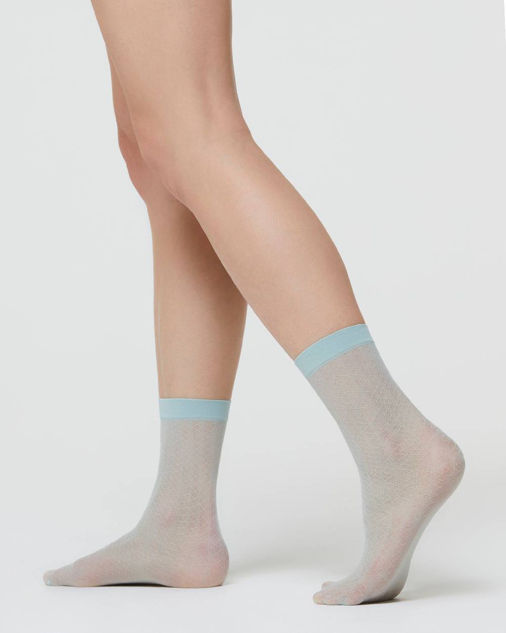 Pompea CALZINO VELATO NATALIE CON MICRO MOTIVI ROMBI Super sconto
