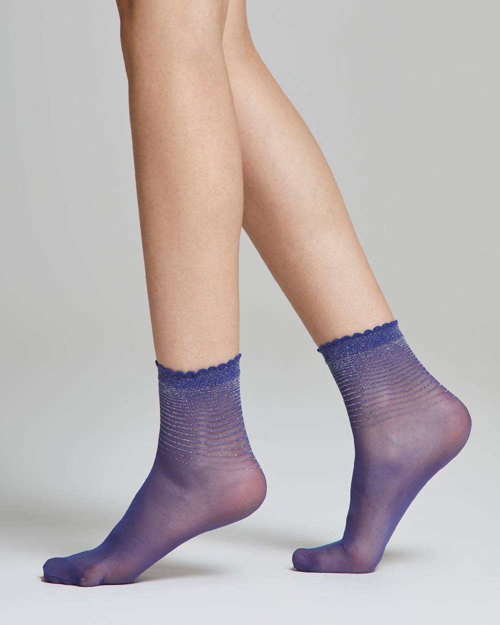 Pompea Calzino velato Ortensia polsino con capettine 50% di sconto con spedizione gratuita