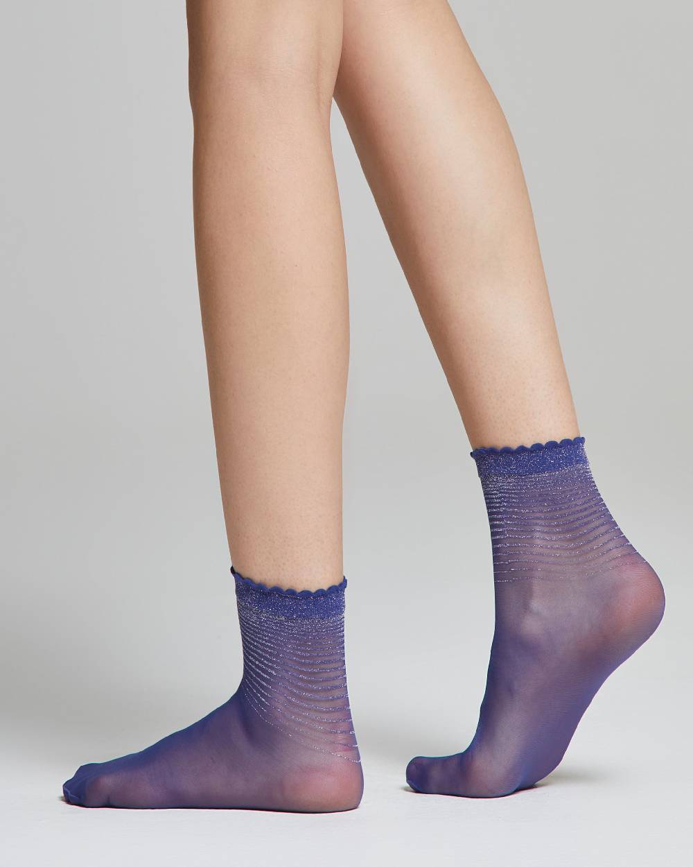 Pompea Calzino velato Ortensia polsino con capettine 50% di sconto con spedizione gratuita