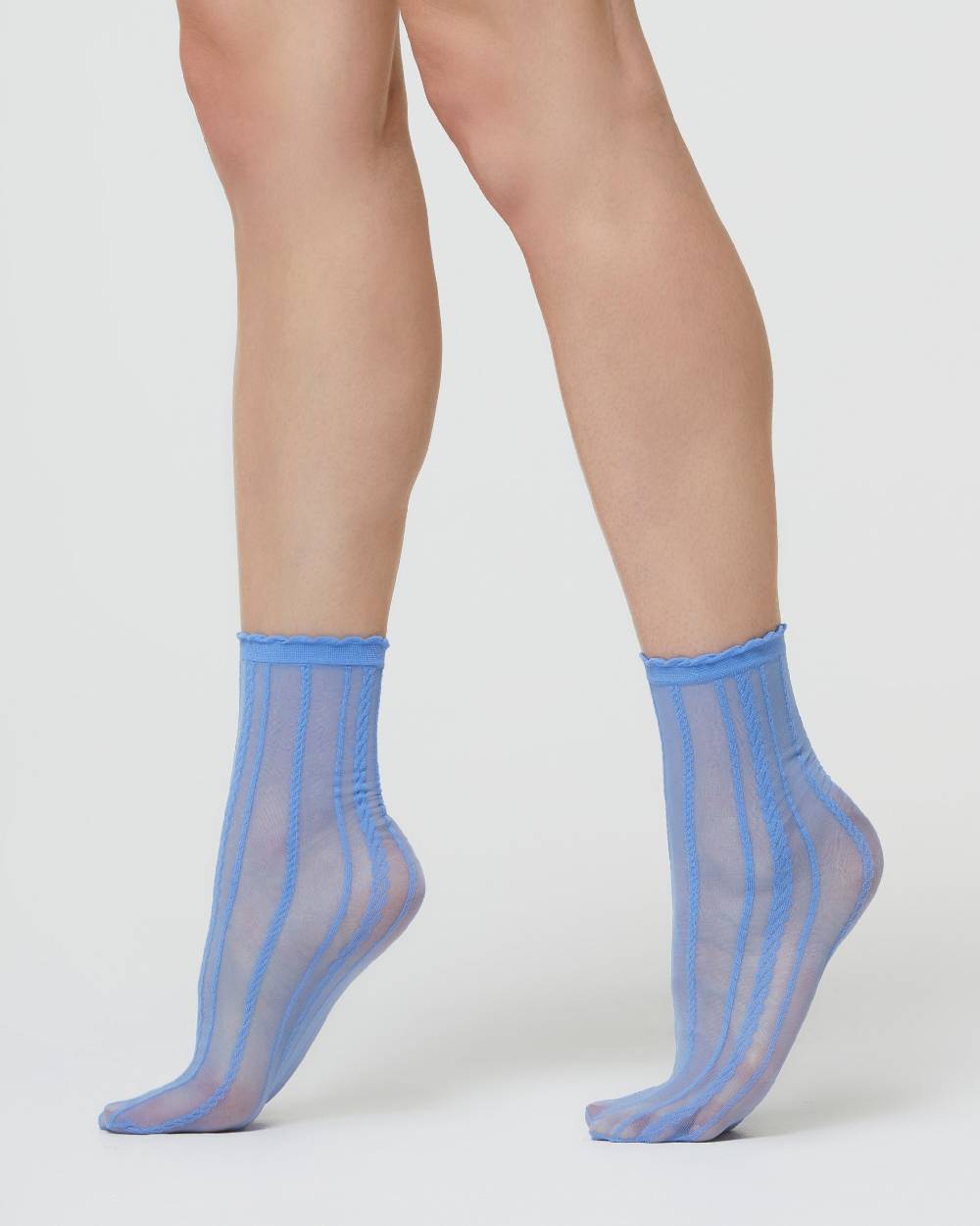 Pompea CALZINO VELATO SUSAN CON EFFETTO TRICOT In vendita