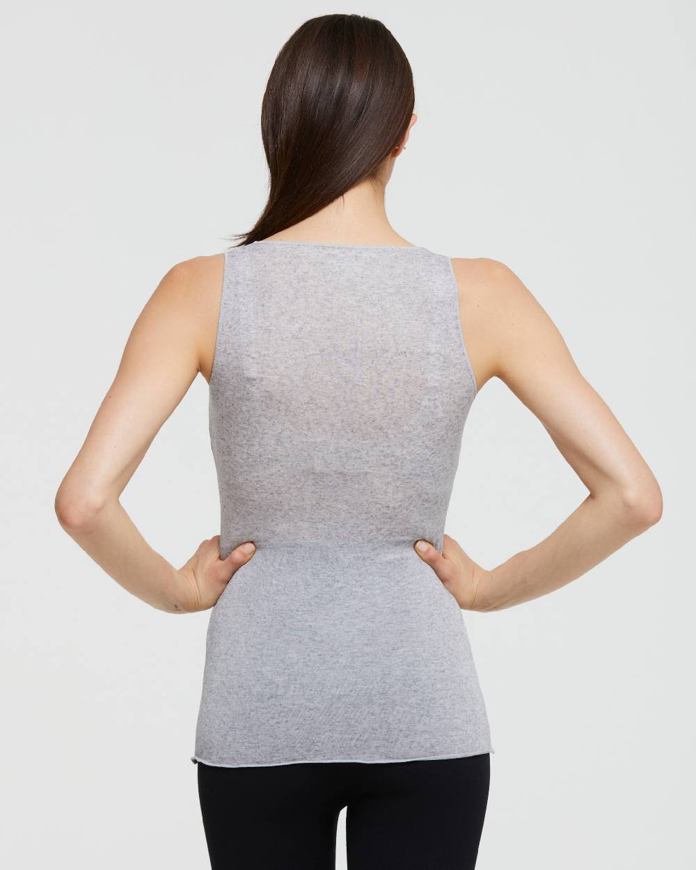 Pompea CANOTTA SCOLLO TONDO IN MODAL CASHMERE Moda