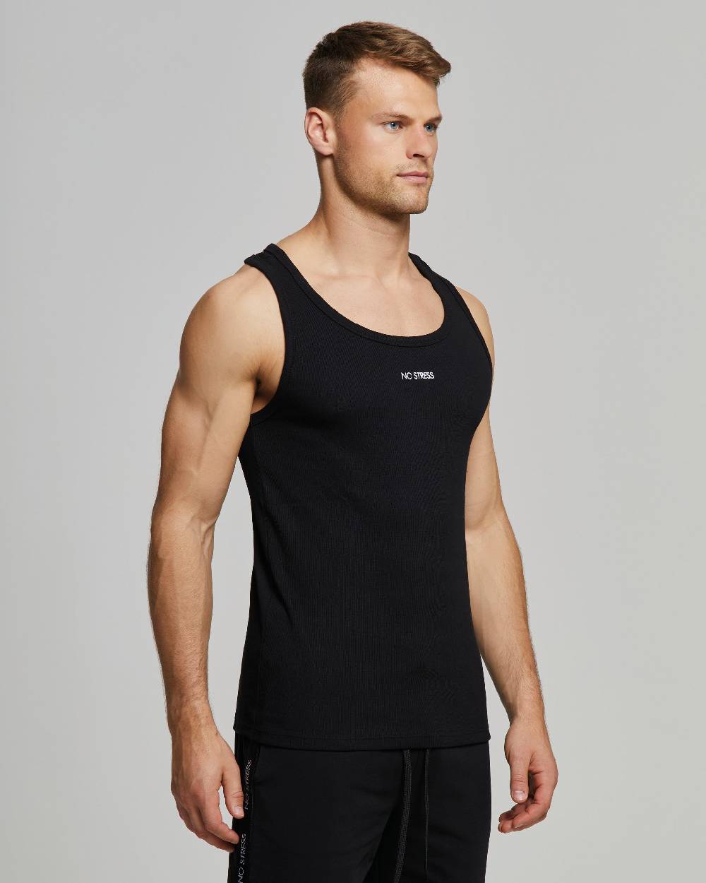 Pompea Canotta uomo no stress slim fit cotone Smaltimento dello stoccaggio