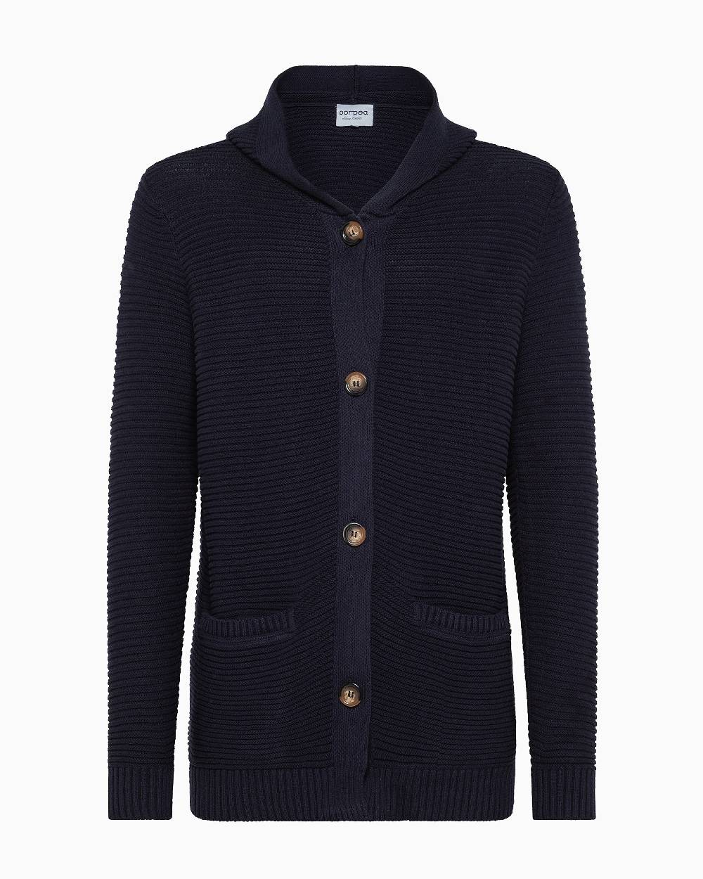 Pompea CARDIGAN UNISEX CON CAPPUCCIO Vendita calda
