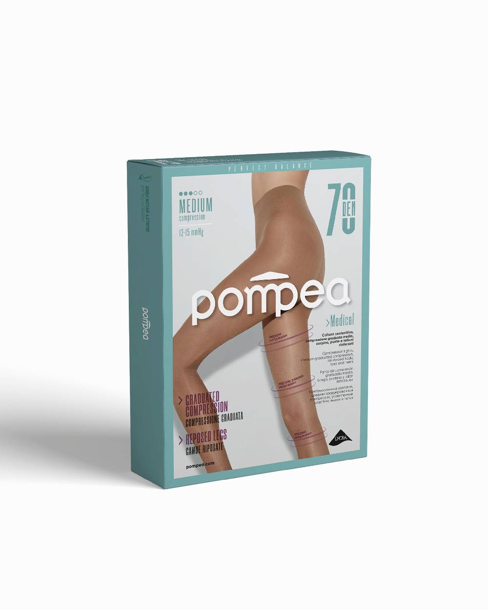 Pompea Collant 70 denari contenitivo con compressione graduata media Convenienza