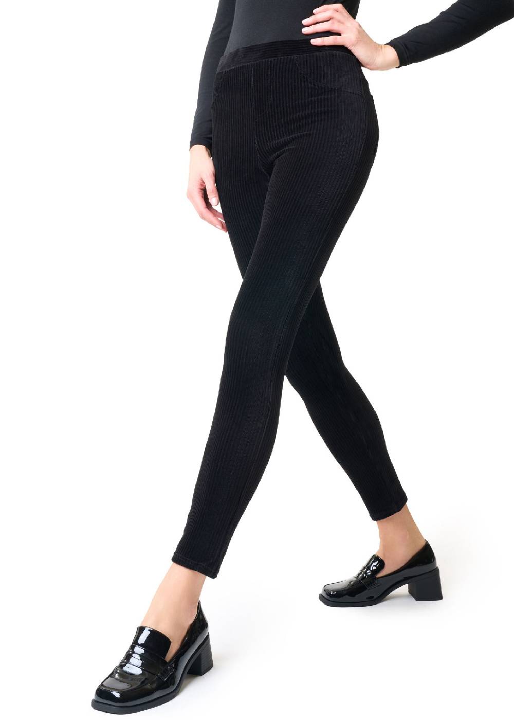 Philippe Matignon LEGGINGS VELOURS CÔTELÉ Convenienza