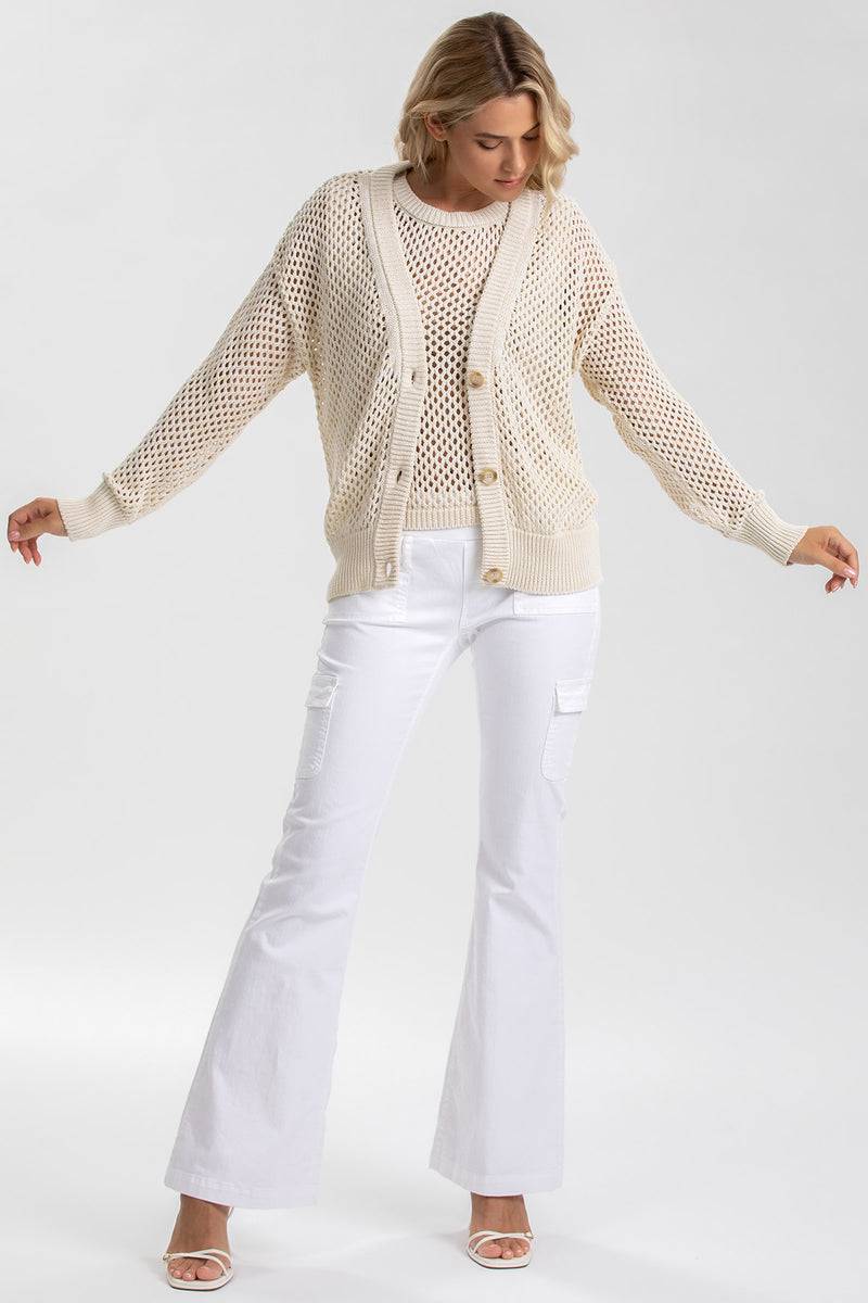 Pietro Brunelli BLONDIE | Top Beige a Rete Negozi Online