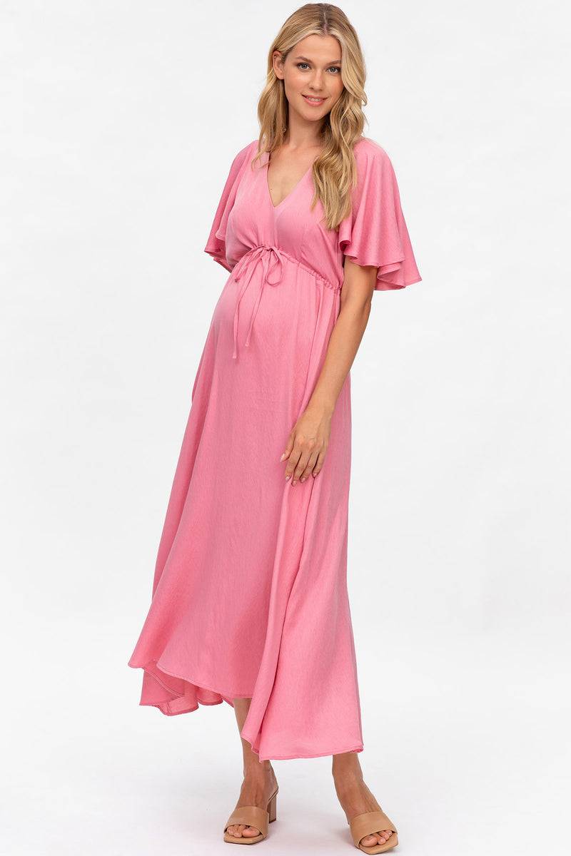 Pietro Brunelli VALENTINA | Maxi Abito Premaman Rosa Vendita Calda
