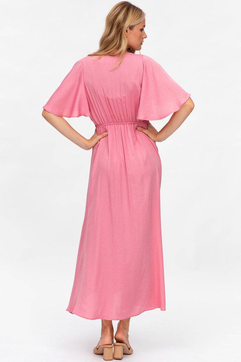 Pietro Brunelli VALENTINA | Maxi Abito Premaman Rosa Vendita Calda