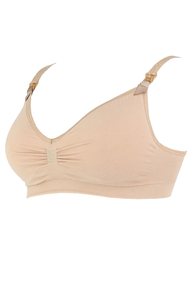 Pietro Brunelli CURVE | Bralette Premaman e Allattamento Beige 2025