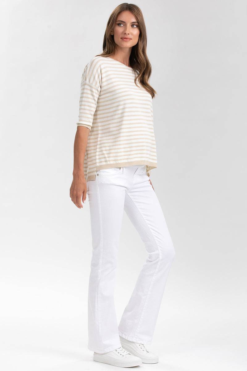 Pietro Brunelli GRADUATED FLARE | Jeans Premaman Svasati Bianchi Convenienza