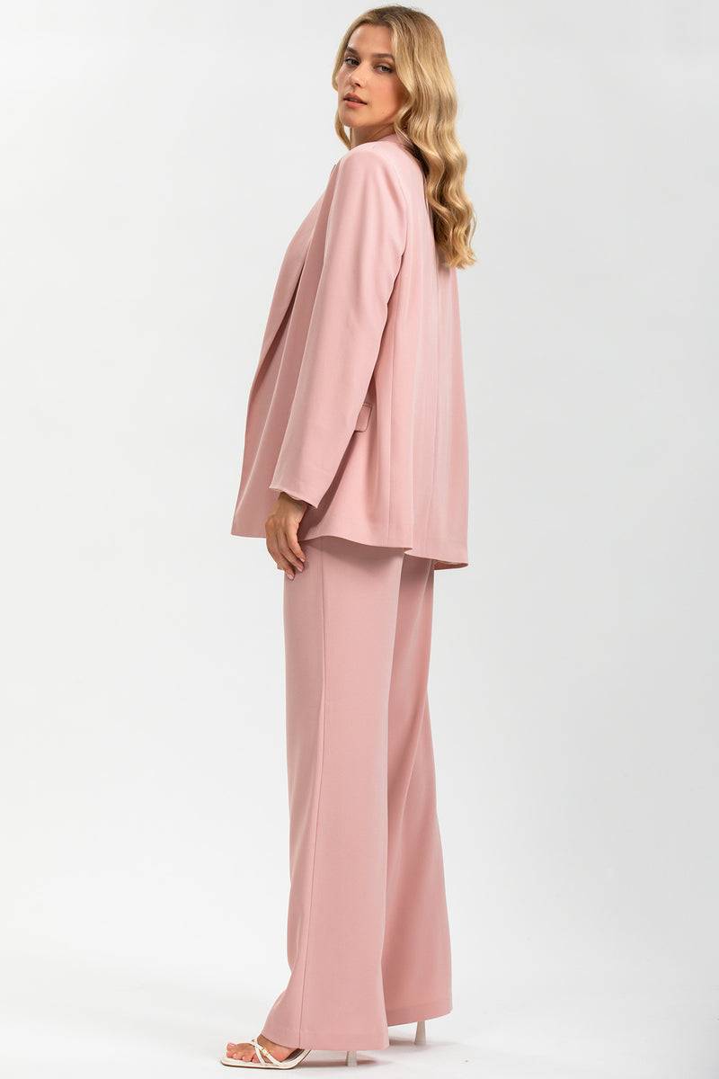 Pietro Brunelli FREDDIE | Pantaloni Premaman Rosa a Gamba Dritta Online